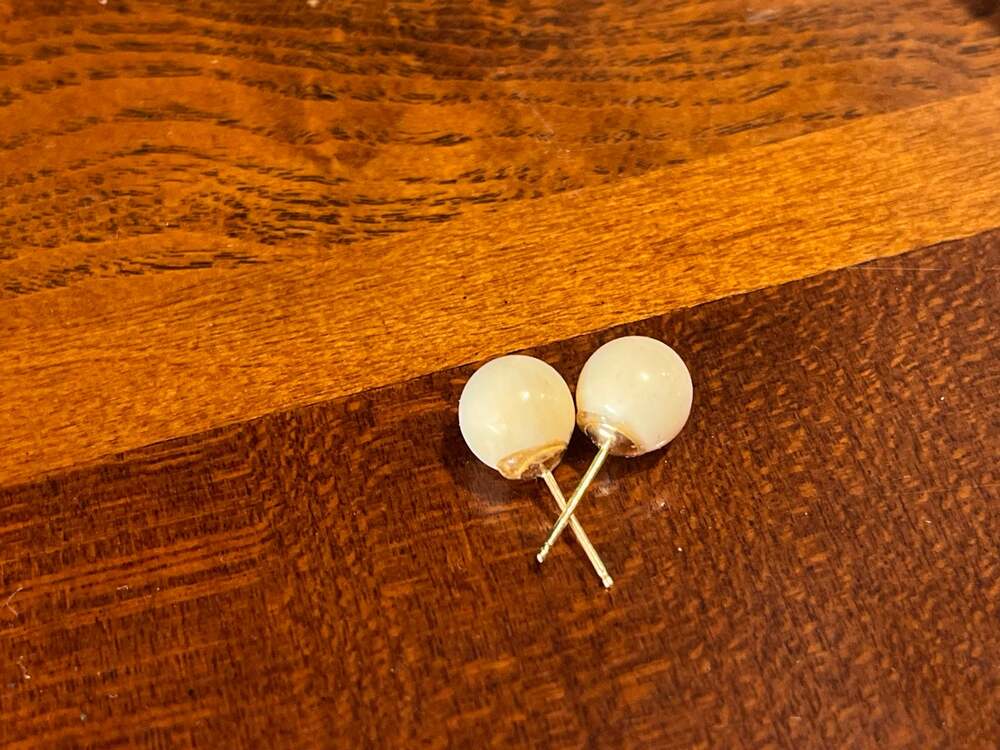 14K Pearl Earrings